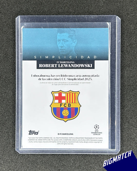 Robert Lewandowski - 2025 TOPPS Simplicidad SIGNATURE