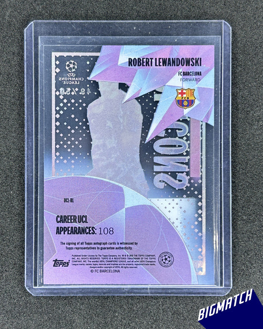 Robert Lewandowski - 2023 TOPPS UCL ICONS SIGNATURE