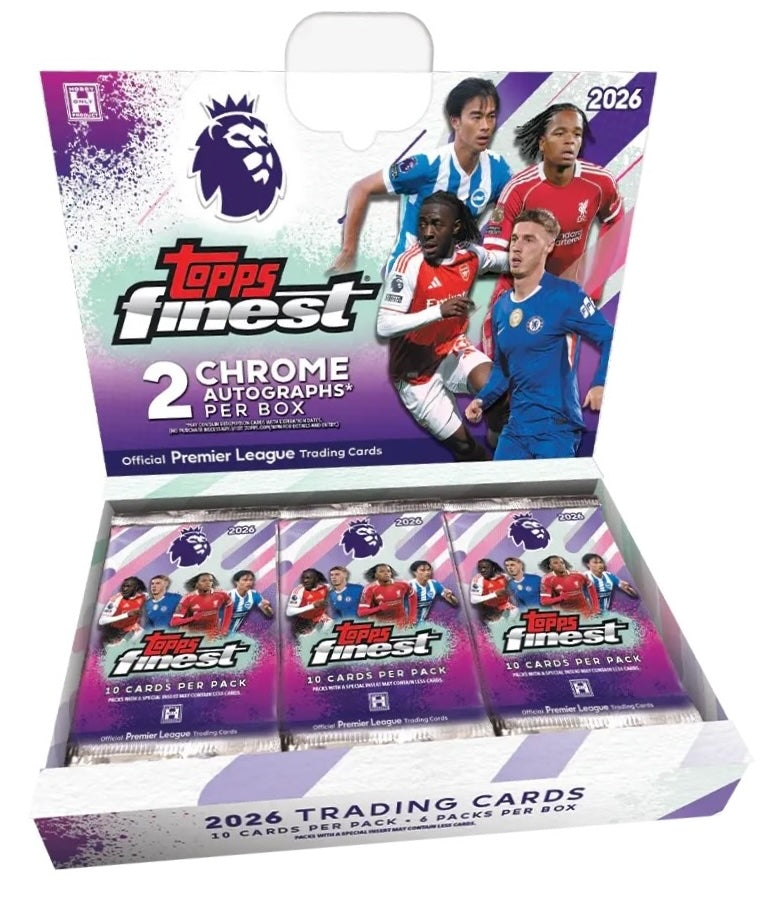 2026 Topps Finest Premier League Hobby Box