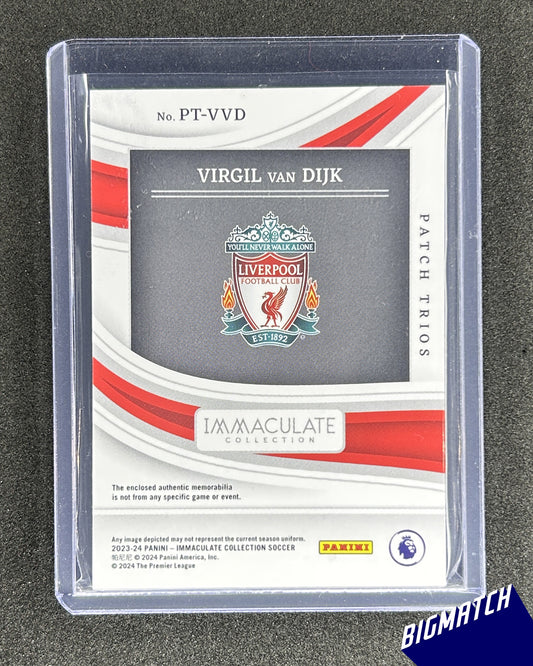 Virgil van Dijk - 2023-24 PANINI IMMACULATE COLLECTION SOCCER - PATCH