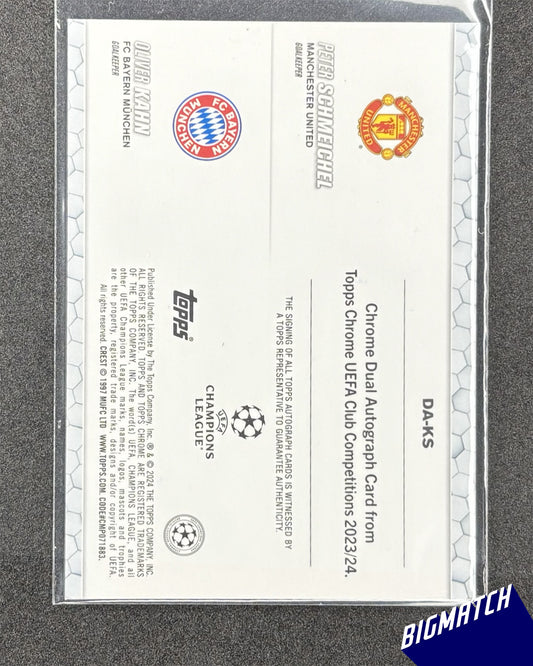 PETER SCHMEICHEL/OLIVER KAHN - 2023 TOPPS CHROME UCC