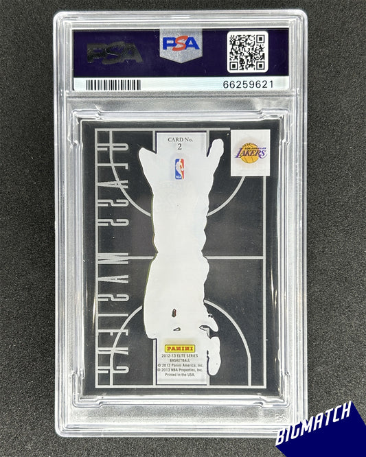 KOBE BRYANT - 2012 PANINI ELITE SERIES GLASS MASTERS - PSA 9