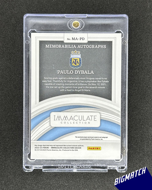 Paulo Dybala - 2022 PANINI IMMACULATE COLLECTION