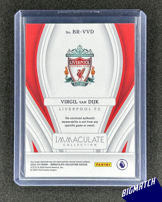 Virgil van Dijk - 2023-24 PANINI IMMACULATE COLLECTION SOCCER - PATCH