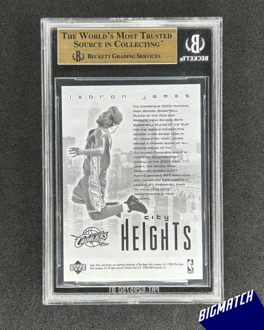 LeBron James - 2003 UPPER DECK - BECKETT 9.5