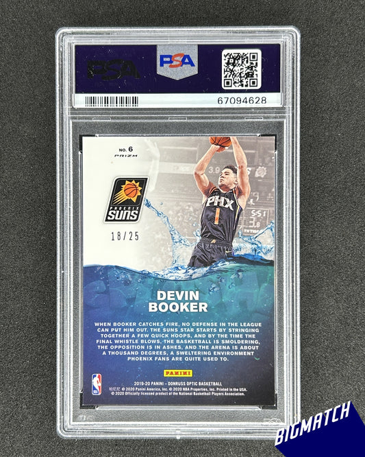 Devin Booker - 2019 Panini Donruss Optic Splash! Pink - PSA 9