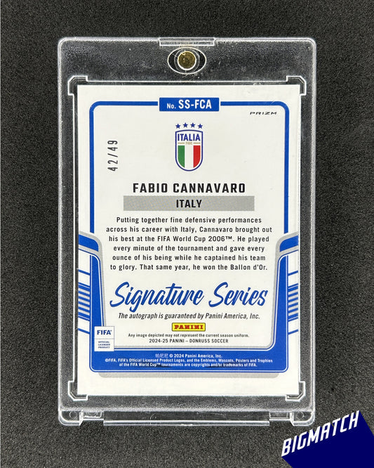 Fabio Cannavaro - 2024 PANINI DONRUSS SOCCER SIGNATURE