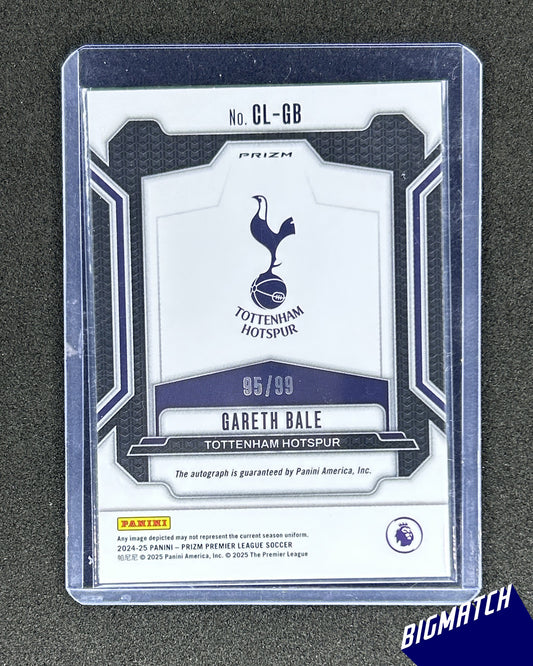 Gareth Bale Panini - 2024-25 PANINI PRIZM PREMIER LEAGUE SOCCER SIGNATURE