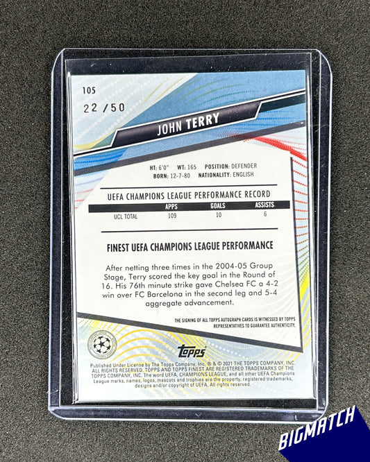 John Terry - 2021 TOPPS FINEST UEFA CHAMPION LEAGUES