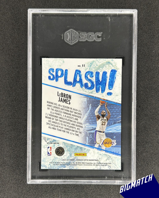 Lebron James - 2021-22 PANINI DONRUSS OPTIC BASKETBALL - SGC 10