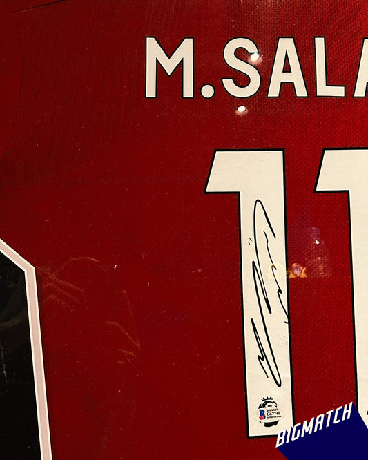 Mohamed Salah Signed Liverpool Jersey 2018/19