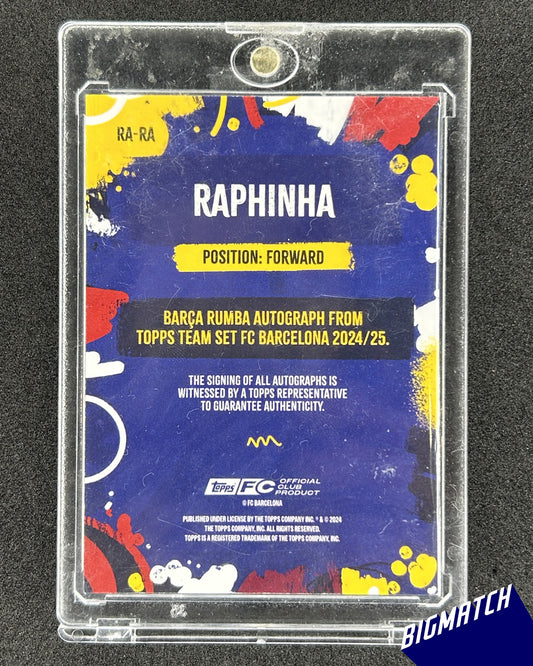 Raphinha - 2024-25 TOPPS BARCA RUMBA AUTOGRAPH