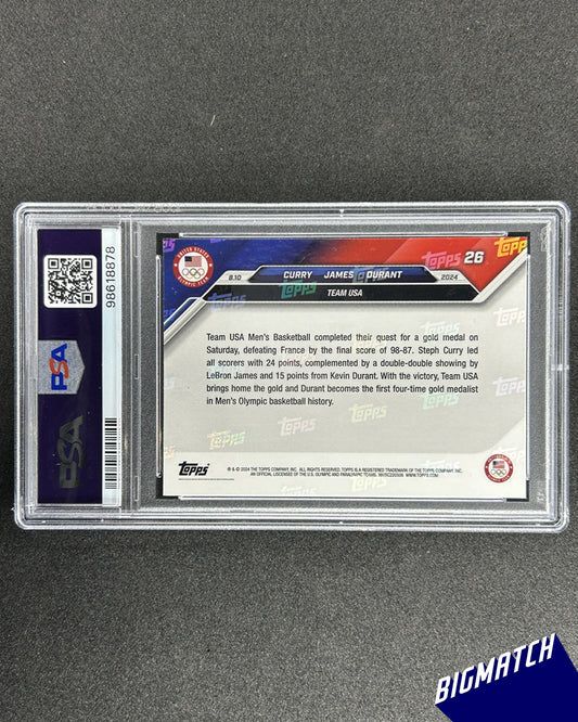 SET OF 4 BASKETBALL OLYMPIC - CURRY, LEBRON & DURANT