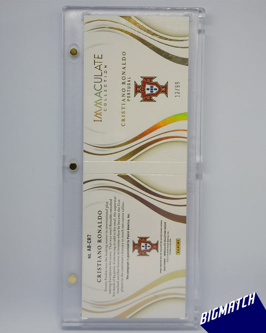 Cristiano Ronaldo - 2020 PANINI IMMACULATE COLLECTION ACR SIGNATURE