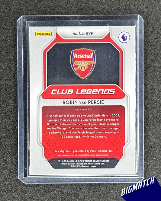 Robin van Persie - 2019-20 PANINI PRIZM PREMIER LEAGUE SOCCER SIGNATURE