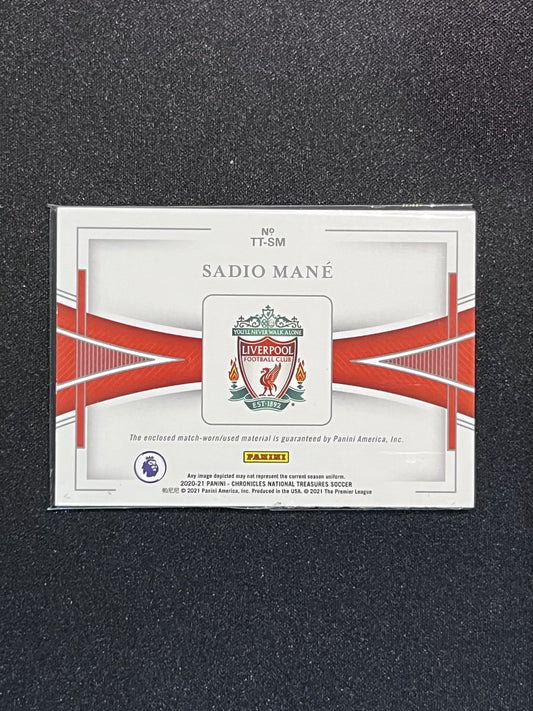 SADIO MANE - 2020/21 PANINI NATIONAL TREASURE PATCH /49 #TT-SM
