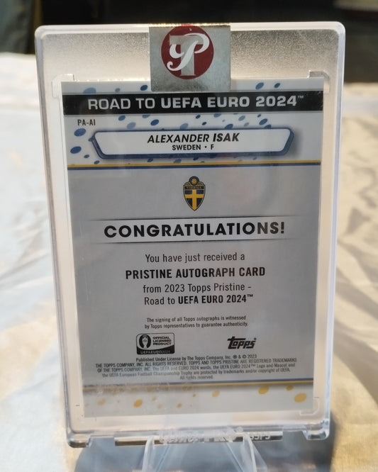ALEXANDER ISAK - 2024 TOPPS PRISTINE - SWEDEN - Autograph #PA-AI /25