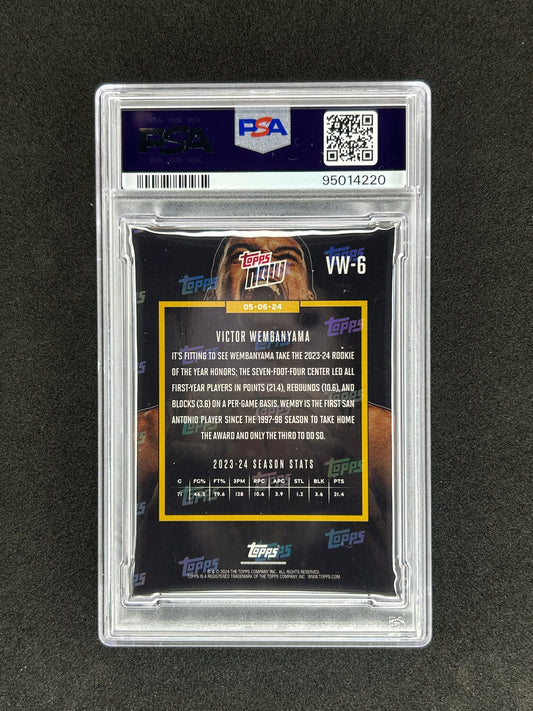 VICTOR WEMBANYAMA - 2023 TOPPS NOW - PSA 10