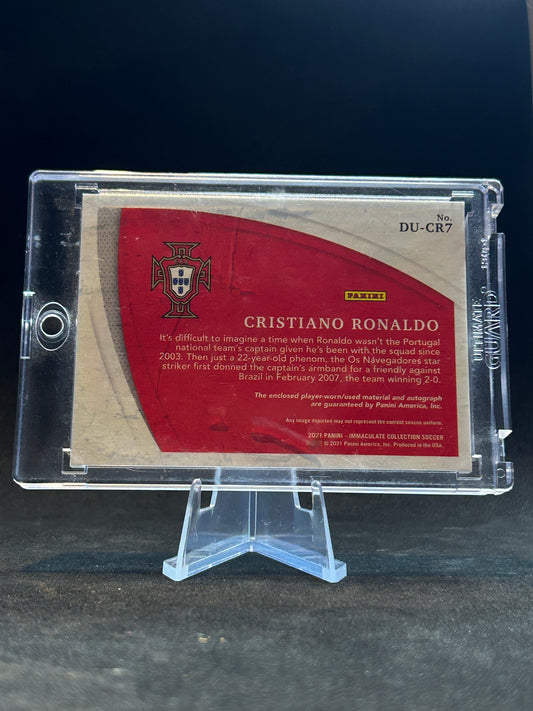 CRISTIANO RONALDO - 2021 PANINI IMMACULATE COLLECTION #DU-CR7 /7