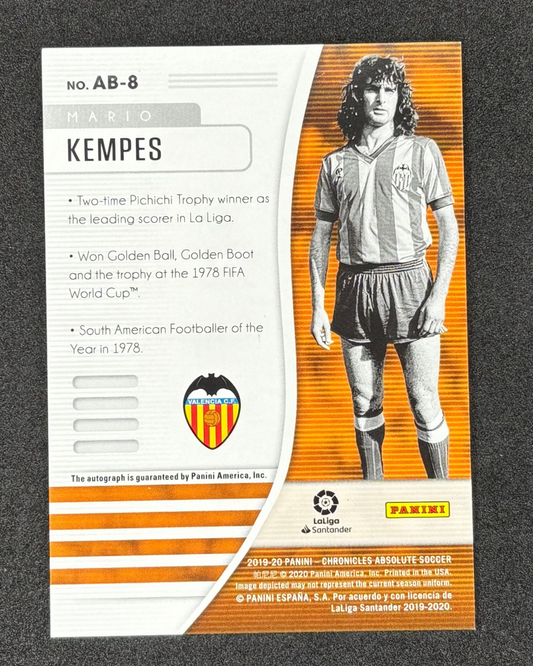 MARIO KEMPES - 2019 PANINI CHRONICLES ABSOLUTE SOCCER