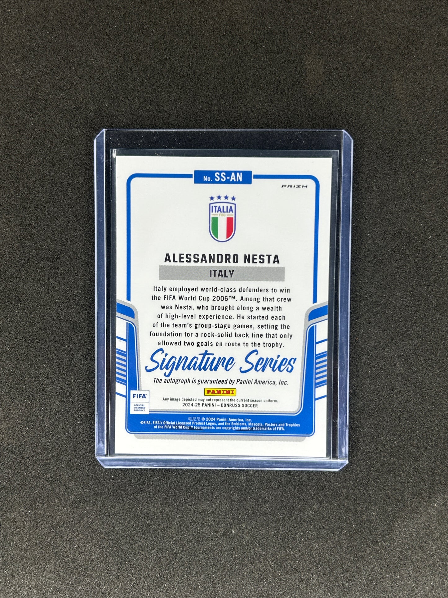 ALESANDRO NESTA - 2024-25 PANINI DONRUSS #SS-AN AUTO