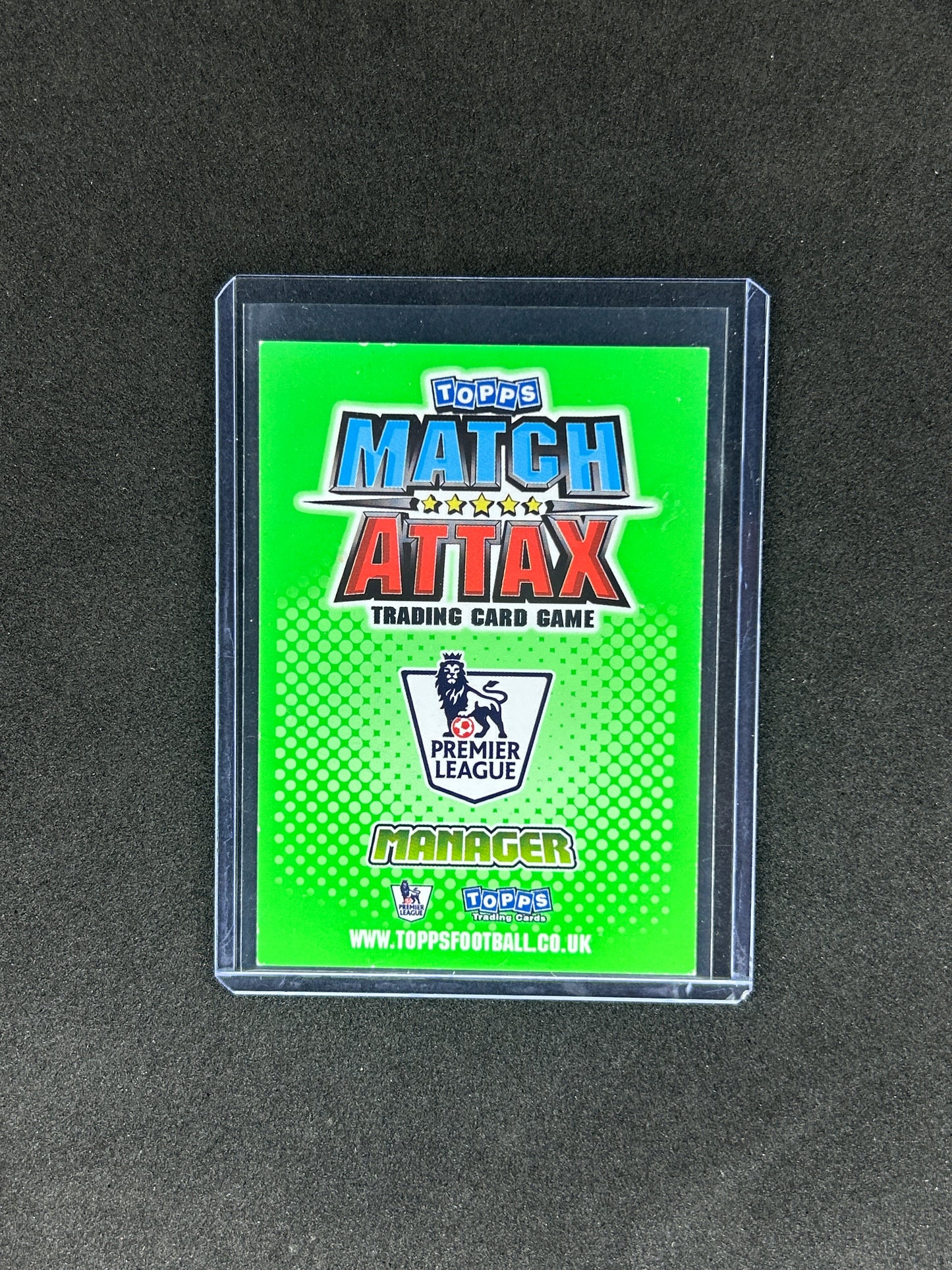 ALEX FERGUSON - MATCH ATTAX #456 ONCARD AUTO