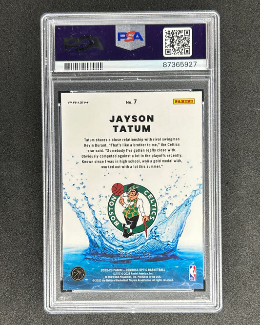 JAYSON TATUM - 2022-23 PANINI SPLASH!-LIME GREEN