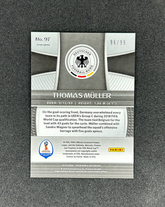 Thomas Muller - 2018 PANINI PRIZM #97 96/99