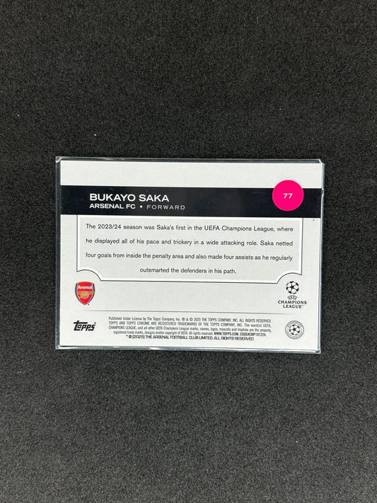 BUKAYO SAKA - 2025 TOPPS CHROME #77 /25