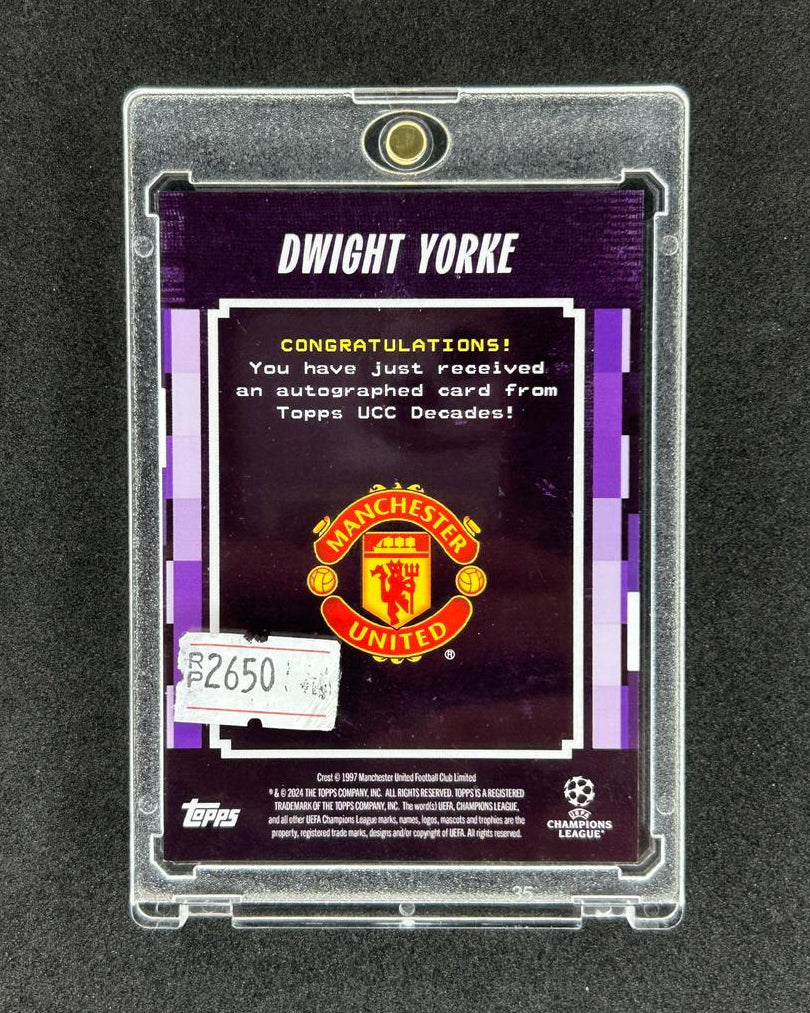 DWIGHT YORKE - 2024 TOPPS DECADES TERRACE HEROES /25