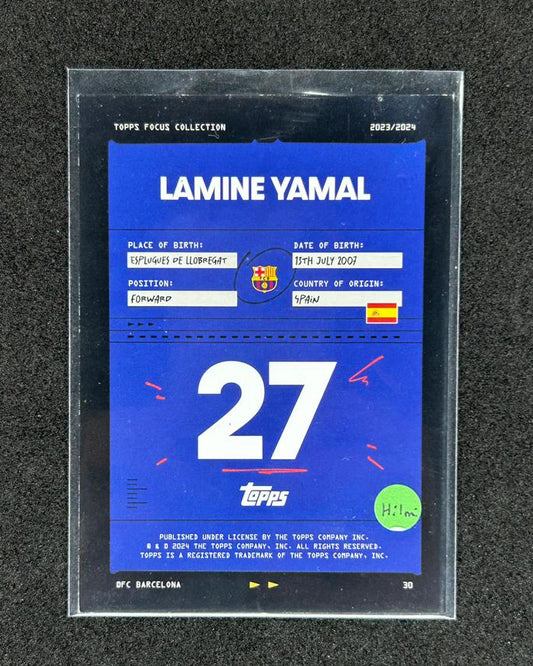 Lamine Yamal - 2024 TOPPS FOCUS COLLECTION #30