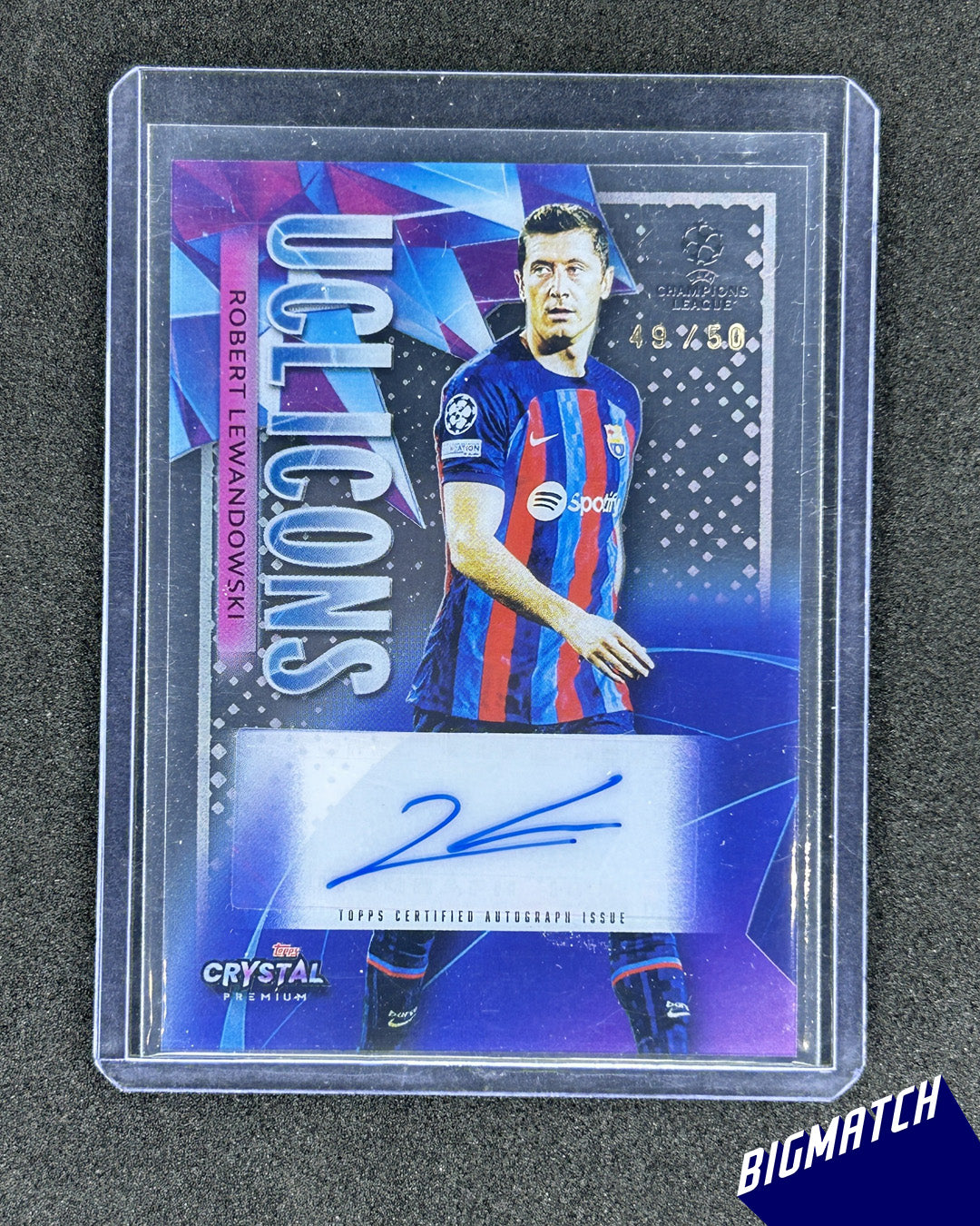 Robert Lewandowski - 2023 TOPPS UCL ICONS SIGNATURE
