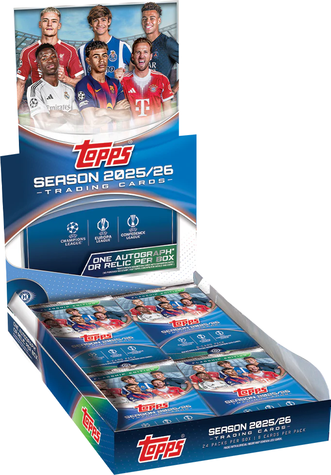 2025-26 Topps UEFA Club Competitions - Hobby Box