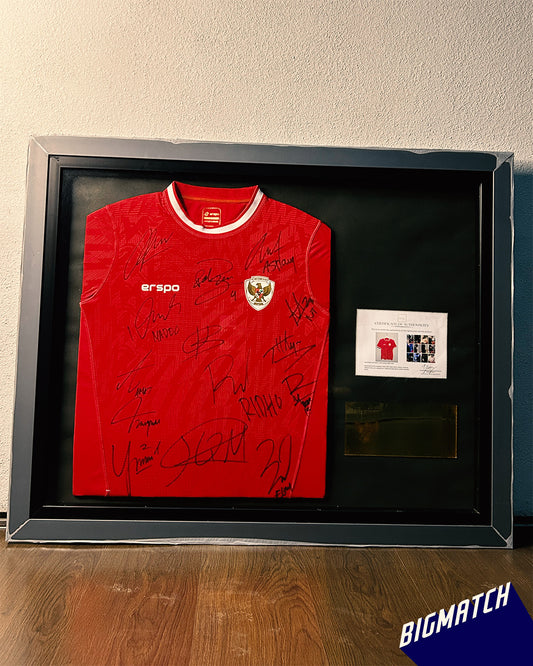 Indonesia National Team Signed Jersey – A Tribute to Grit, Passion, and National Pride