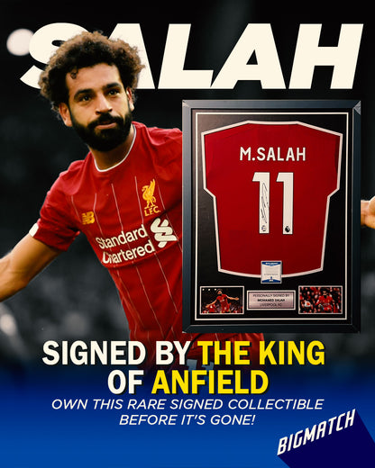 Own a Piece of Football History – Mohamed Salah Signed Liverpool Jersey