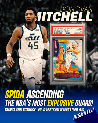 Donovan Mitchell - 2018 PANINI COURT KINGS RENAISSANCE MEN