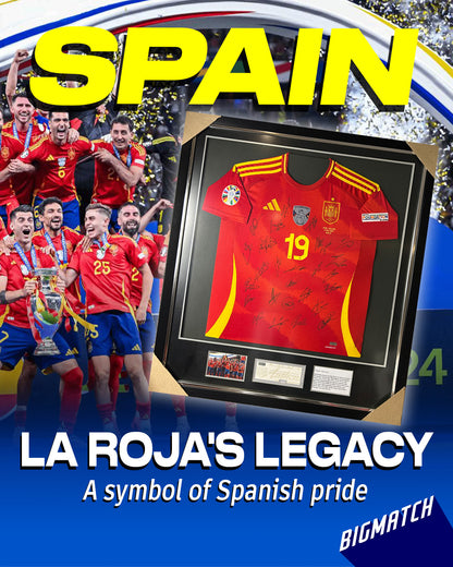 Spain National Team Signed Jersey – A Historic Tribute to La Roja's Greatness