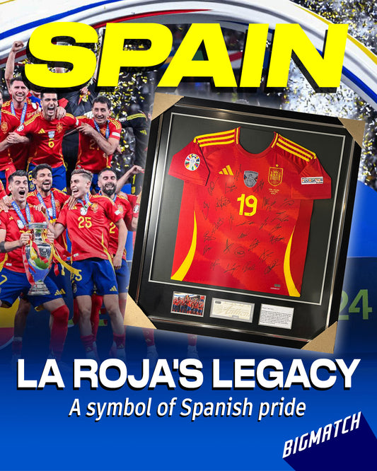 Spain National Team Signed Jersey – A Historic Tribute to La Roja's Greatness