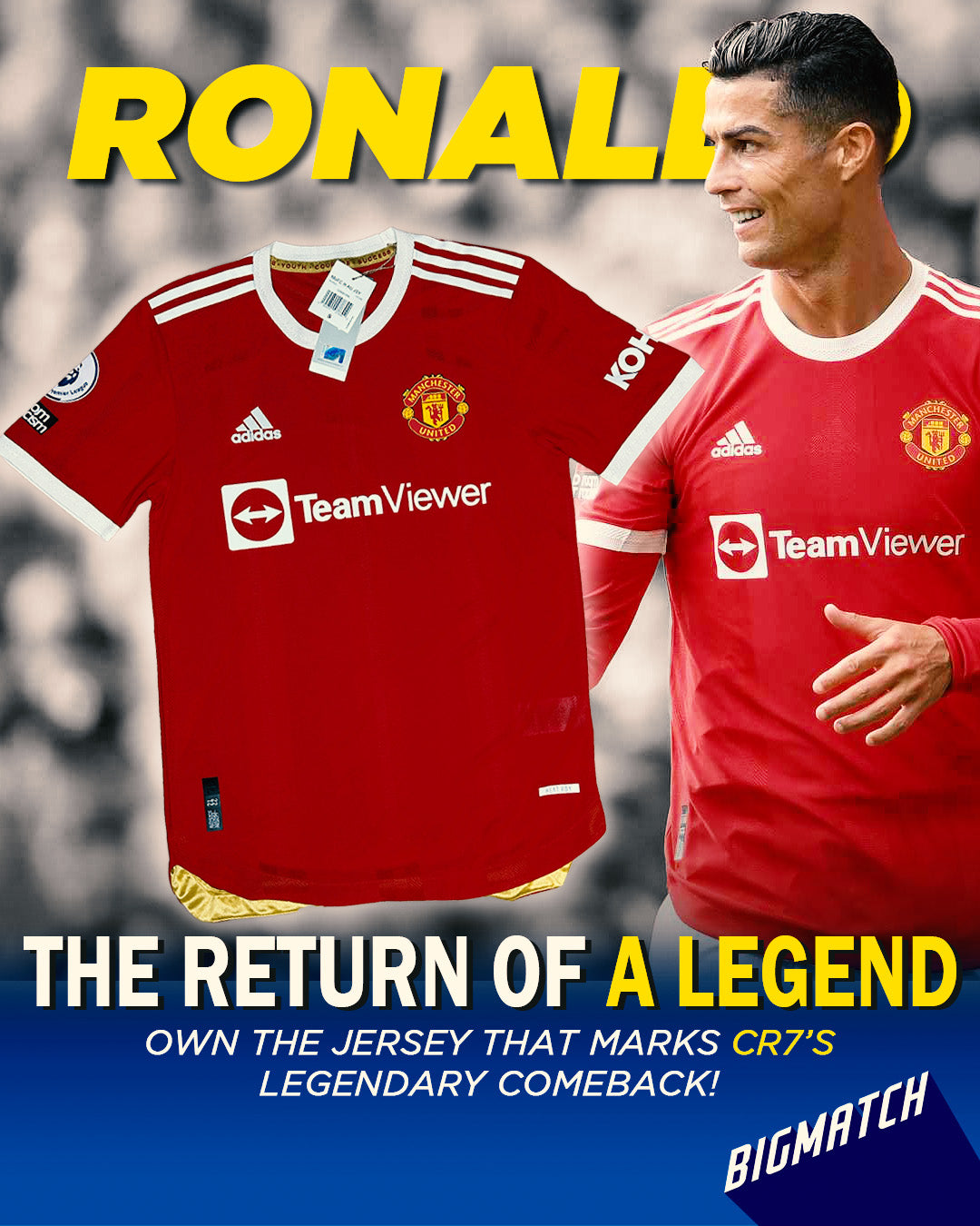 Cristiano Ronaldo #7 Manchester United Home Jersey – Elite Edition for Football Purists