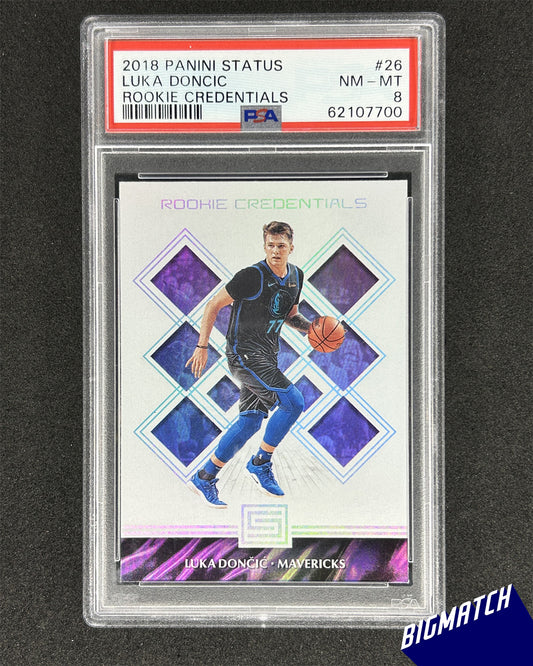 LUKA DONCIC - 2018 PANINI STATUS ROOKIE CREDENTIALS