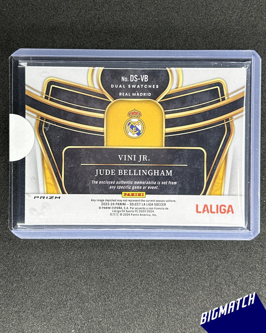 Vini Jr. & Jude Bellingham - 2023-24 PANINI SELECT LA LIGA SOCCER - PATCH