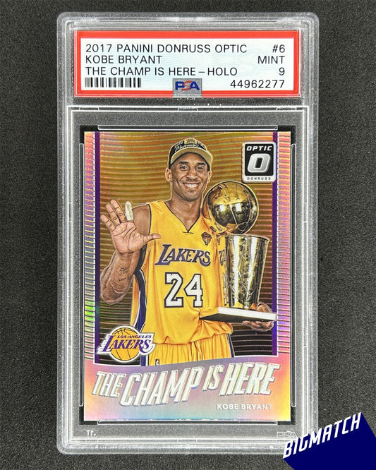 KOBE BRYANT - 2017 PANINI DONRUSS OPTIC THE CHAMP IS HERE