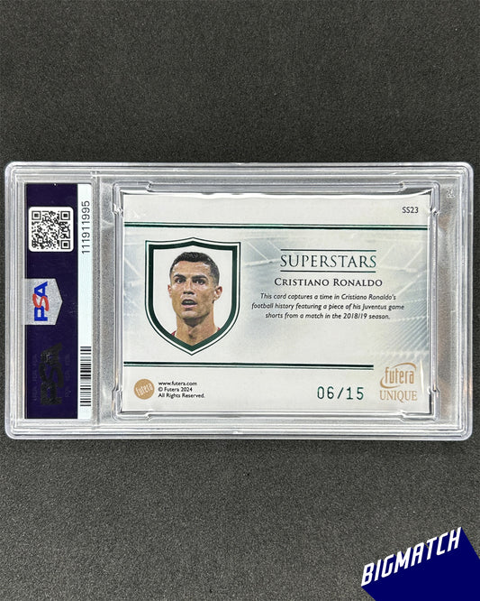 Cristiano Ronaldo - 2024 SUPERSTARS MEM-TURQUOISE