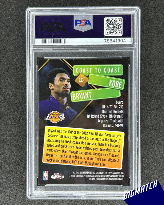 KOBE BRYANT - 2003 TOPPS CHROME