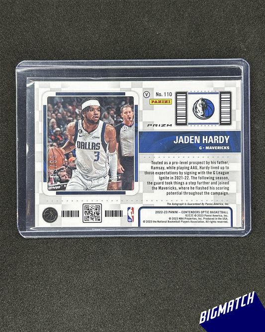JADEN HARDY 2022 PANINI CONTENDERS OPTIC