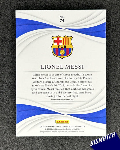 Lionel Messi - 2018 PANINI Immaculate Collection