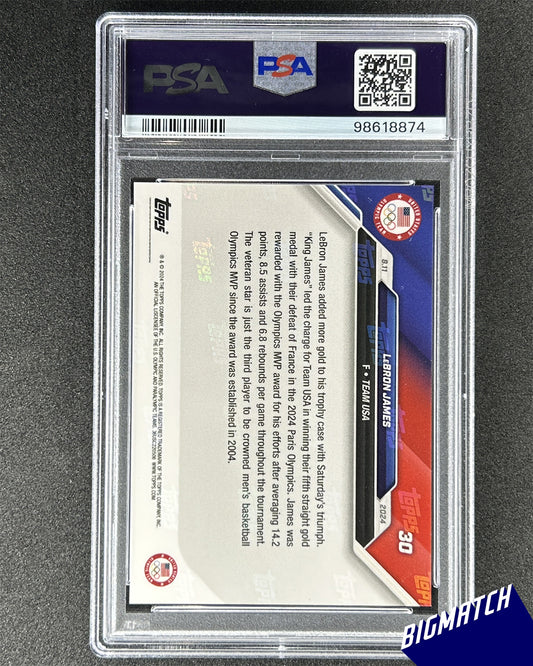 LEBRON JAMES - 2024 TOPPS NOW OLYMPIC GAMES