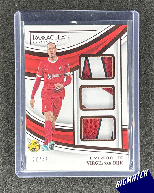 Virgil van Dijk - 2023-24 PANINI IMMACULATE COLLECTION SOCCER - PATCH