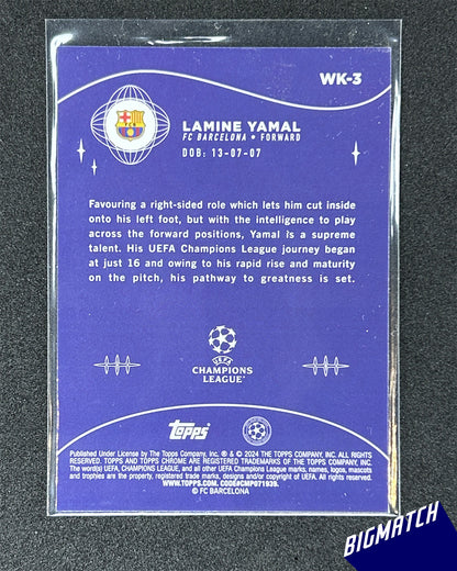 LAMINE YAMAL - 2024 TOPPS CHROME WONDERKIDS