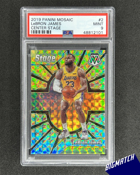 LEBRON JAMES - 2019 PANINI MOSAIC CENTER STAGE